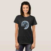 Cane Corso Halloween Costume Moon Silhouette T-shirt (Voorkant volledig)