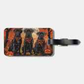 Cane Corso Halloween Griezelig Bagagelabel (Achterkant horizontaal)