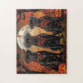 Cane Corso Halloween Griezelig Legpuzzel (Verticaal)