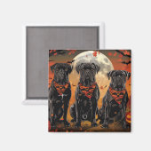 Cane Corso Halloween Griezelig Magneet (Voorkant / Achterkant)