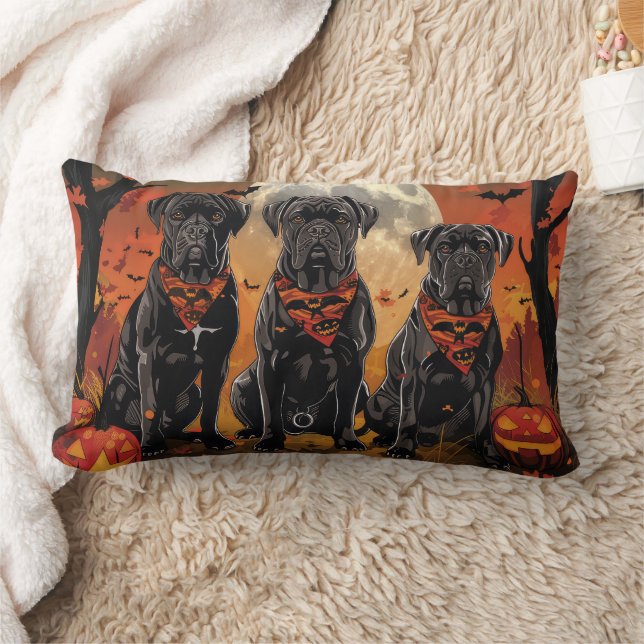 Cane Corso Halloween Spooky Kussen (Deken)