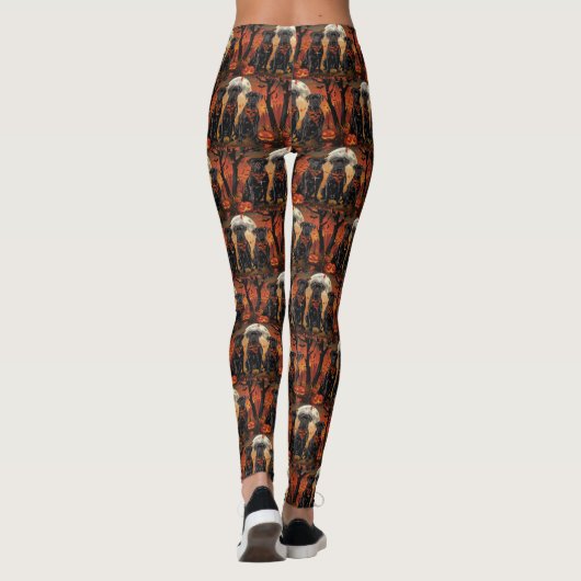 Cane Corso Halloween Spooky Leggings (Achterkant)