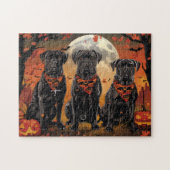 Cane Corso Halloween Spooky Legpuzzel (Horizontaal)