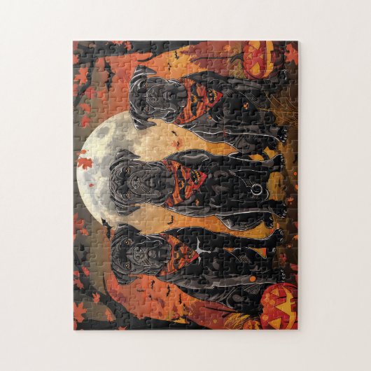 Cane Corso Halloween Spooky Legpuzzel (Verticaal)