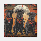 Cane Corso Halloween Spooky Magneet (Voorkant)
