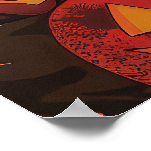 Cane Corso Halloween Spooky Poster (Hoek)