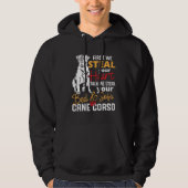 Cane Corso Heart Bed Sofa  Slogan Hoodie (Voorkant)
