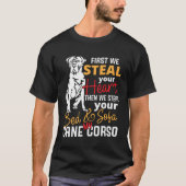 Cane Corso Heart Bed Sofa  Slogan T-shirt (Voorkant)