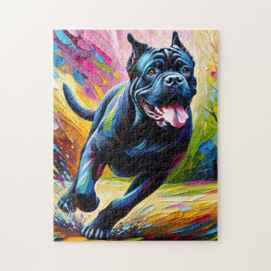 Cane Corso Hond Acryl Kunstprint Hond Liefhebber Legpuzzel
