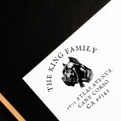 Cane Corso Hond Familienaam Retour Adres Rubberstempel