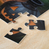 Cane Corso hond grillige Halloween schilderij Legpuzzel (Zijkant)