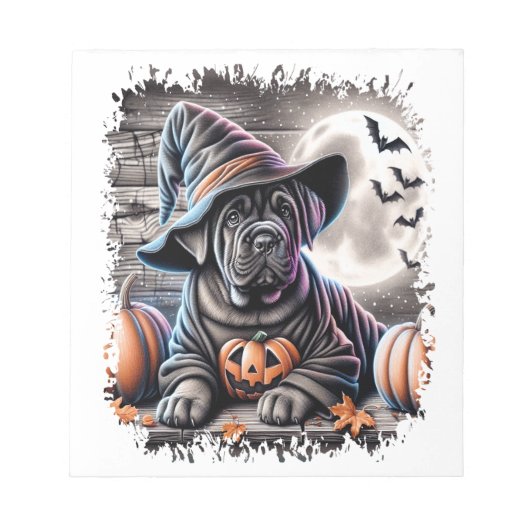 Cane Corso Hond Halloween Notitieblok (Voorkant)