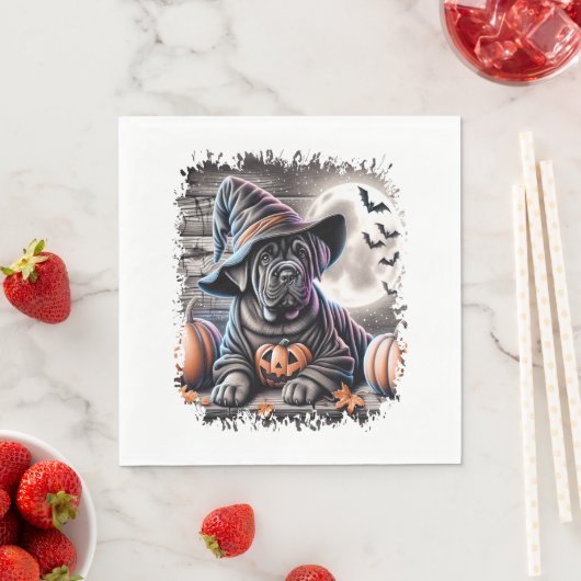 Cane Corso Hond Halloween Servet (Insitu)
