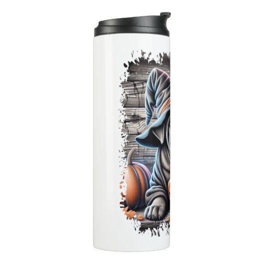 Cane Corso Hond Halloween Thermosbeker (Gedraaid links)