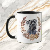 Cane Corso Hond Herfst krans Mok