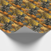Cane Corso-hond Herfst Oogst Dankdag Cadeaupapier (Hoek)