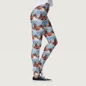 Cane Corso-hond in slee Laat het sneeuwen Kerstmis Leggings (Rechts)