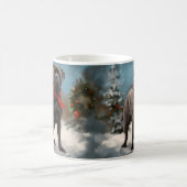 Cane Corso Hond in Sneeuw Kerstmis Koffiemok (Center)