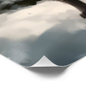 Cane Corso Hond in Sneeuw Kerstmis Perfect Poster (Hoek)