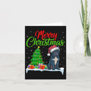 Cane Corso Hond Kerstboom Lichten Grappige Kerstma Kaart