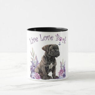 Cane Corso Hond Moeder Bloemstuk Mok