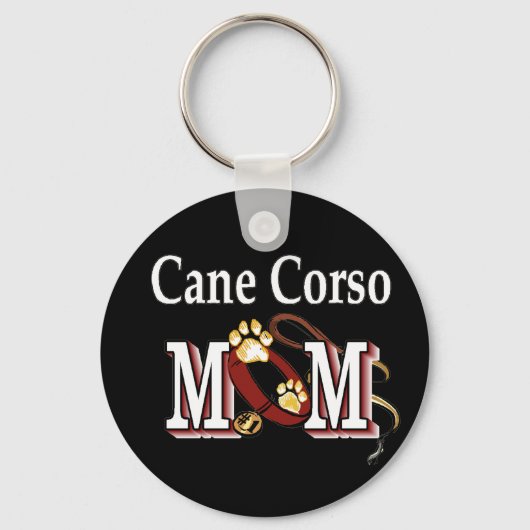 Cane Corso hond MOEDER Sleutelhanger (Voorkant)