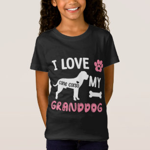 Cane Corso Hond Oma Gifts Love My Granddog Hond T-shirt