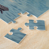 Cane Corso Hond Rijden Motorfiets Kerstmis Legpuzzel (Zijkant)