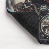 Cane Corso Hond Rijden Motorfiets Kerstmis Muismat (Hoek)