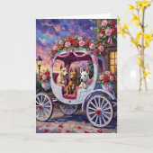 Cane Corso Hond Valentijnsdag Kaart (Gele Bloem)