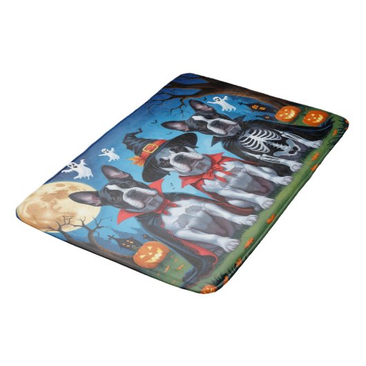 Cane Corso Honden Pompoen Halloween Grappig Badmat (Gekanteld)