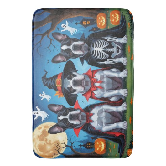 Cane Corso Honden Pompoen Halloween Grappig Badmat (Voorkant Verticaal)