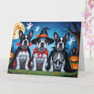 Cane Corso Honden Pompoen Halloween Grappig Kaart