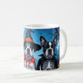 Cane Corso Honden Pompoen Halloween Grappig Koffiemok (Voorkant rechts)
