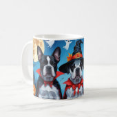 Cane Corso Honden Pompoen Halloween Grappig Koffiemok (Voorkant links)