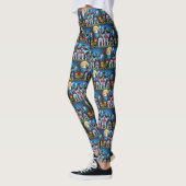 Cane Corso Honden Pompoen Halloween Grappig Leggings (Links)