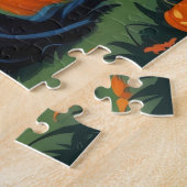 Cane Corso Honden Pompoen Halloween Grappig Legpuzzel (Zijkant)