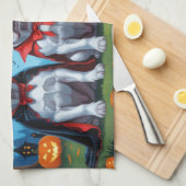 Cane Corso Honden Pompoen Halloween Grappig Theedoek (Quarter Fold)