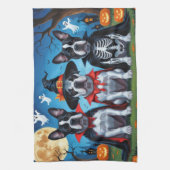 Cane Corso Honden Pompoen Halloween Grappig Theedoek (Verticaal)