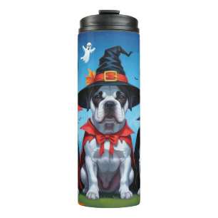 Cane Corso Honden Pompoen Halloween Grappig Thermosbeker