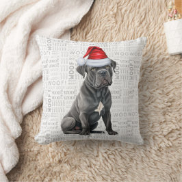 Cane Corso Hondenliefhebber Kerstvakantie Kussen