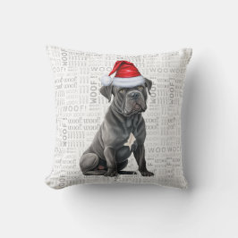 Cane Corso Hondenliefhebber Kerstvakantie Kussen