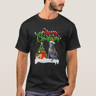 Cane Corso Hondenliefhebber Xmas Lighting Cane Cor T-shirt