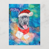 Cane Corso hondenras Kerstmis Feestdagenkaart (Voorkant)