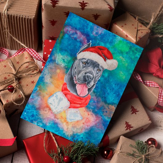 Cane Corso hondenras Kerstmis Feestdagenkaart
