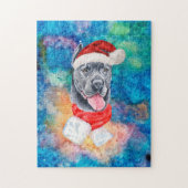Cane Corso hondenras Kerstmis Legpuzzel (Verticaal)