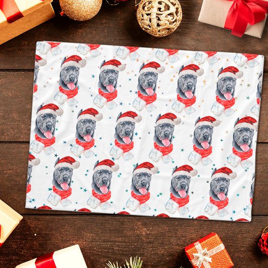 Cane Corso hondenras Kerststerren Fleece Deken
