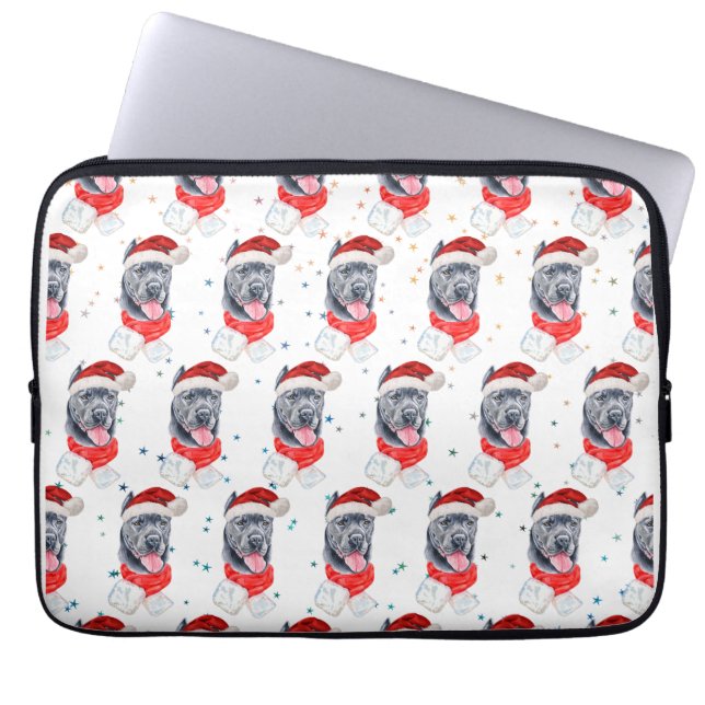 Cane Corso hondenras Kerststerren Laptop Sleeve (Voorkant)