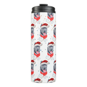 Cane Corso hondenras Kerststerren Thermosbeker