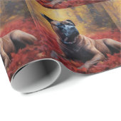 Cane Corso in Herfstbladeren Herfst Inspire Cadeaupapier (Rol Hoek)